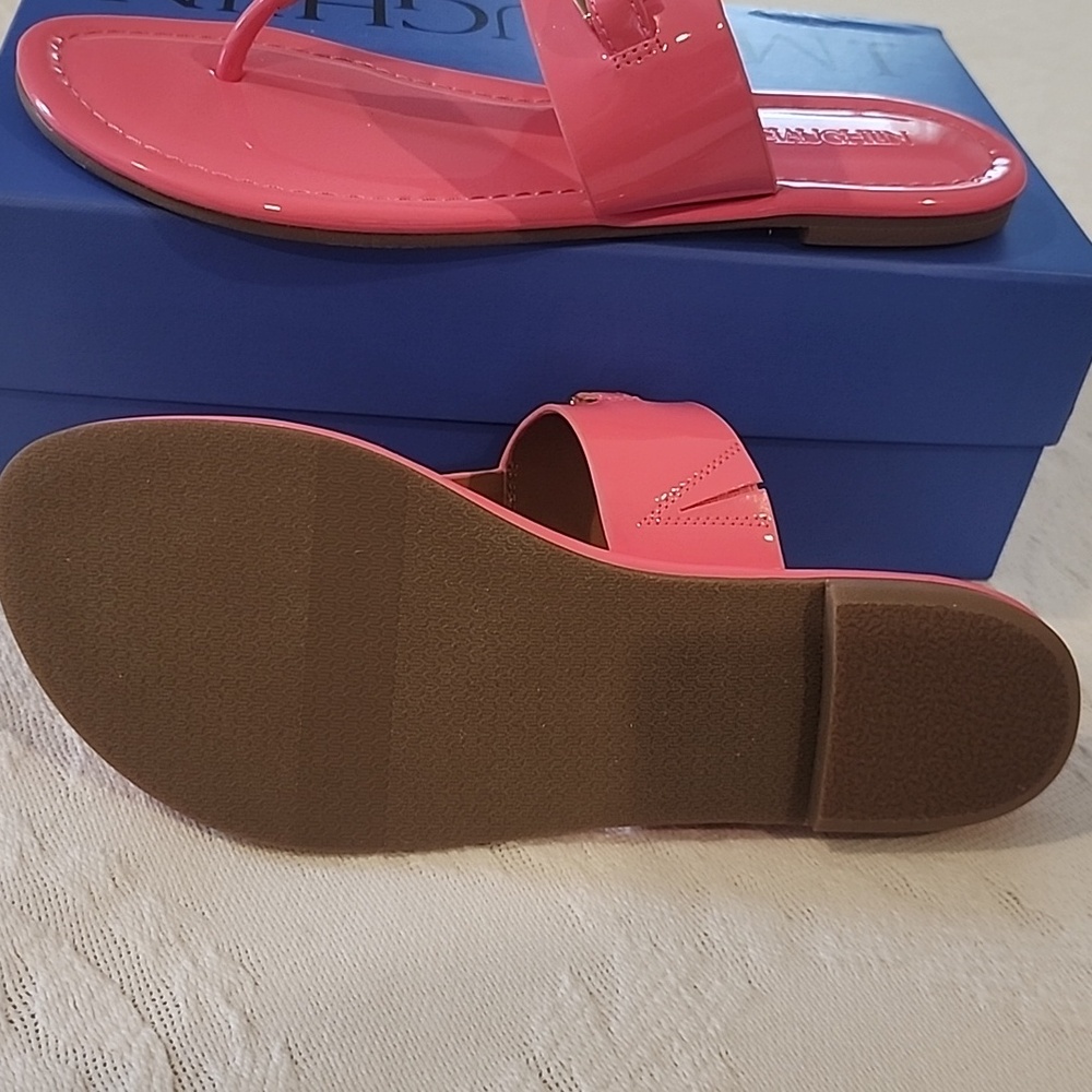 Vibrant  Sandals with Gold And Bamboo Accents - Picture 3 of 8